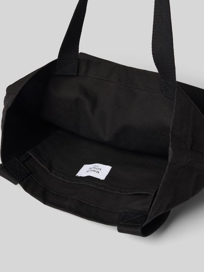 MAISON KITSUNÉ Shopper aus reiner Baumwolle Black 5