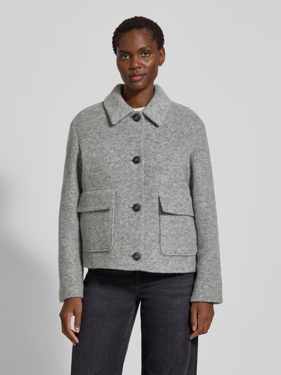 Fuchs Schmitt Wolljacke mit Umlegekragen Silber 4