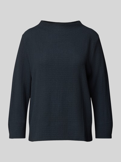 OPUS Longsleeve mit 3/4-Arm Modell 'Suwen' Marine 1