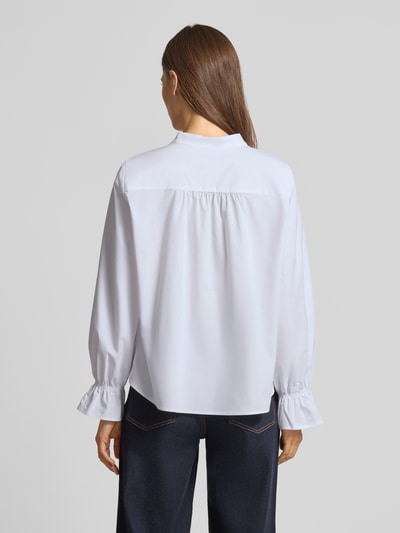 MORE & MORE Relaxed Fit Bluse mit Tunika-Ausschnitt Offwhite 5