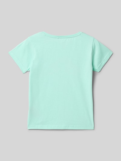 Blue Seven T-Shirt mit Motiv-Print Helltuerkis 3