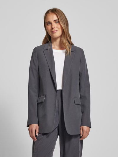 Jake*s Casual Blazer met klepzakken Donkergrijs - 4