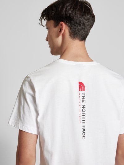 The North Face T-shirt z nadrukiem z logo Biały 3