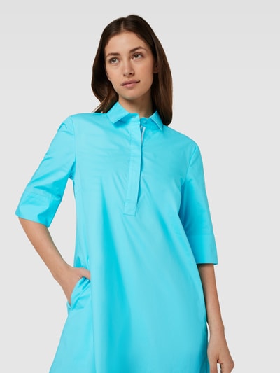 Christian Berg Woman Hemdblusenkleid mit Umlegekragen Aqua 3