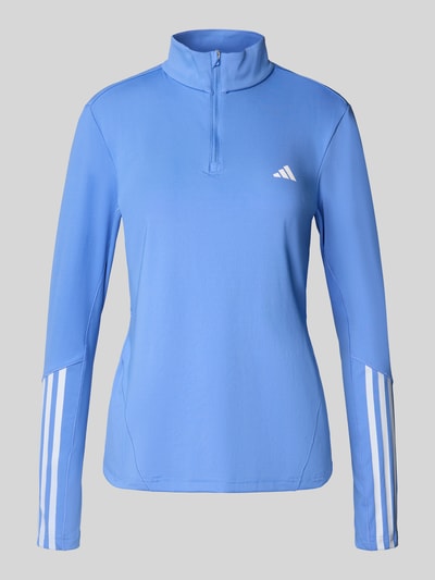 adidas Sportswear Shirt met lange mouwen en opstaande kraag Blauw - 2