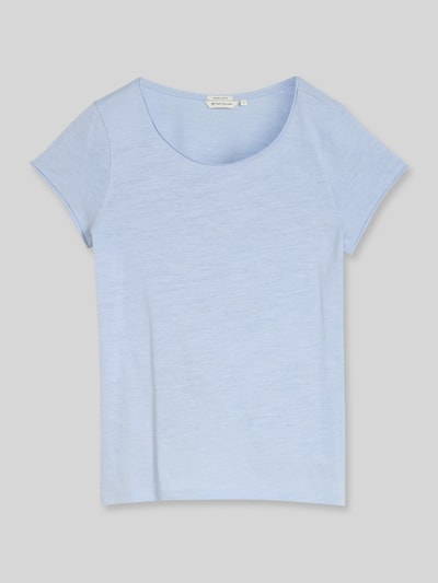 Tom Tailor Regular Fit T-Shirts aus reiner Baumwolle Hellblau 2