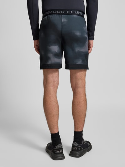 Under Armour Relaxed Fit Shorts mit elastischem Logo-Bund BLACK 5