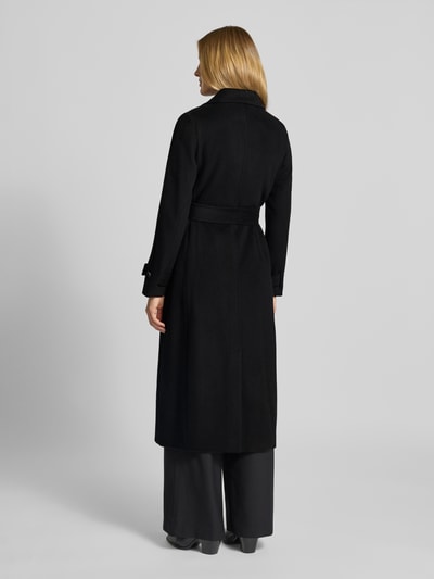 mbyM Płaszcz z kołnierzem z połami model ‘Kasimira’ Czarny 5