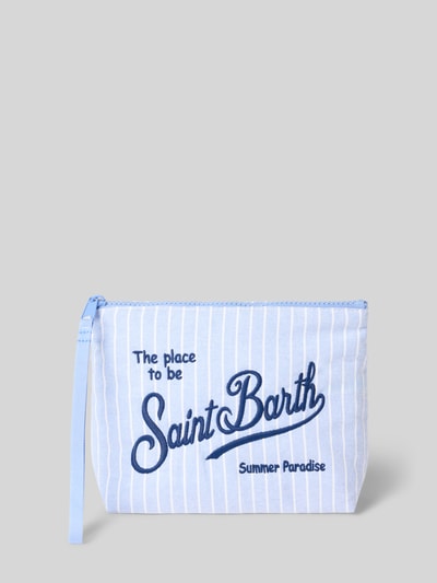 MC2 Saint Barth Tasche mit Logo-Stitching Modell 'Aline' Marine 1