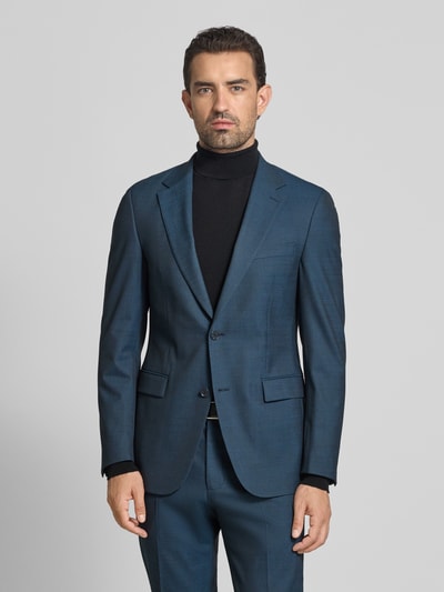 Strellson Marynarka do garnituru o kroju slim fit z dodatkiem wełny model ‘ALZER 3’ Petrol 4