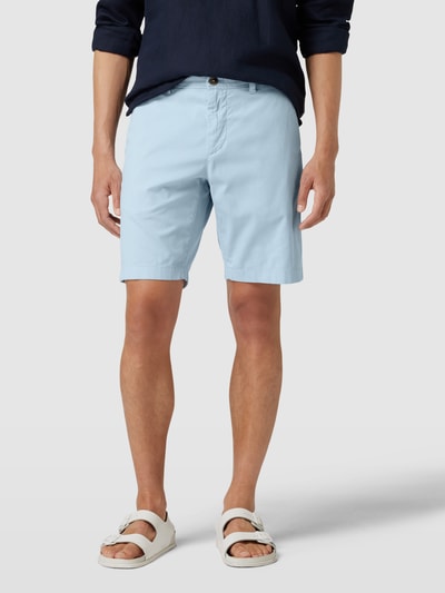 Marc O'Polo Shorts mit Eingrifftaschen Modell 'Salo' Hellblau 4