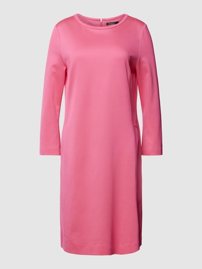 Marc Cain Knielanges Kleid mit Rundhalsausschnitt Pink 2