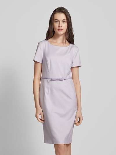 Christian Berg Woman Selection Knielanges Kleid mit Strukturmuster Lila 4