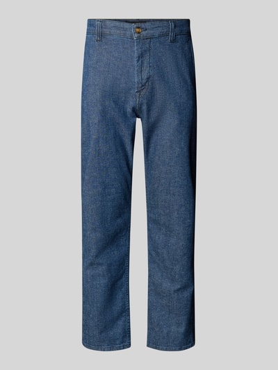 Marc O'Polo Straight Leg Chino aus Baumwoll-Mix Modell 'KALMO' Jeansblau 2