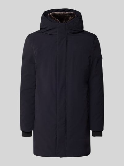 Cinque Płaszcz z kapturem model ‘Dawson’ Granatowy 2