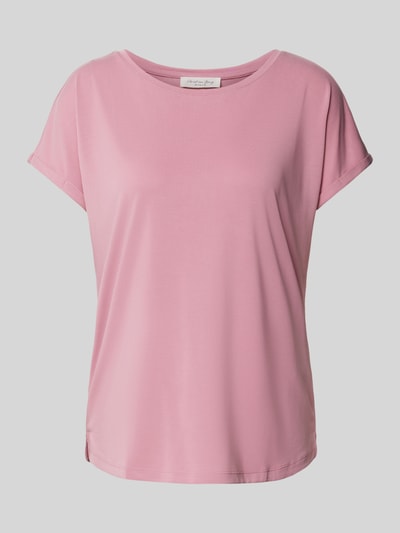 Christian Berg Woman T-shirt met zijsplitten Oudroze - 2