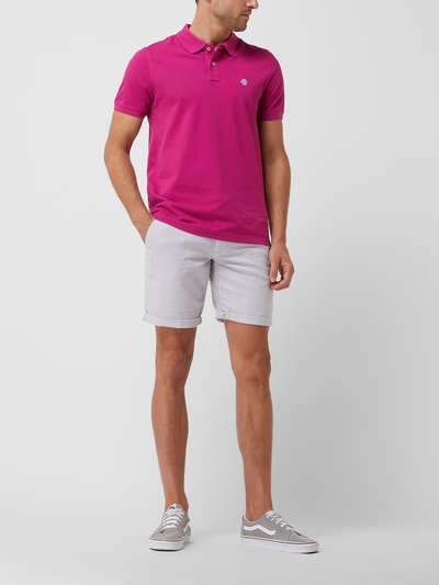 MCNEAL Poloshirt mit Label-Stitching Fuchsia 1