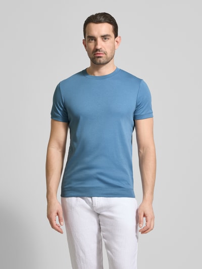 RAGMAN t-shirt z okrągłym dekoltem Jeansowy niebieski 4