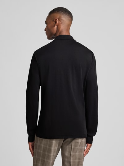 Polo Ralph Lauren Slim fit poloshirt in logostitching Zwart - 5