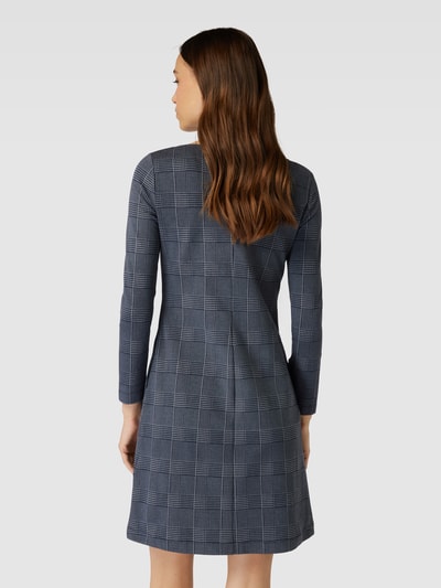 Weekend Max Mara Knielanges Kleid mit Karomuster Blau 5