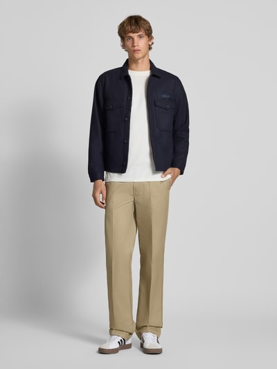 Replay Kurtka z kołnierzykiem typu kent Ciemnoniebieski 1