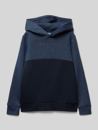 Jack & Jones Hoodie mit Label-Print Modell 'STAR' Marine 1