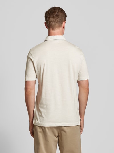 ARMANI EXCHANGE Poloshirt mit kurzer Knopfleiste Offwhite 5