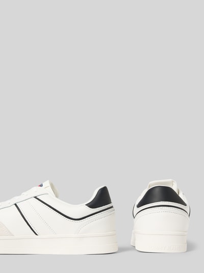 Tommy Jeans Ledersneaker mit Label-Details Modell 'THE GREENWICH' Ecru 2