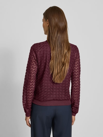 Vero Moda Regular Fit Blouson aus Spitze Modell 'BECCA' Bordeaux 5