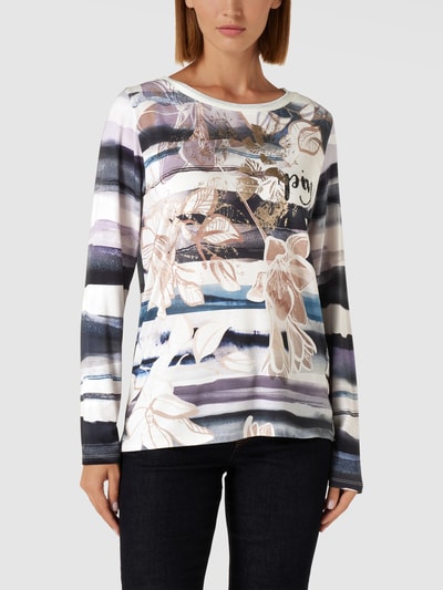 Betty Barclay Longsleeve mit Motiv-Print Beige 4