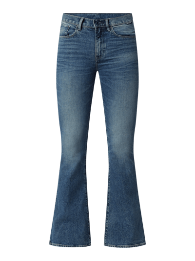 G-Star Raw Flared Cut Jeans mit Stretch-Anteil Modell '3301' Jeansblau 2