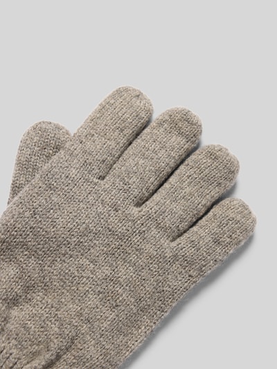 Barts Handschuhe mit Label-Detail Modell 'HAAKON' Mittelgrau 3