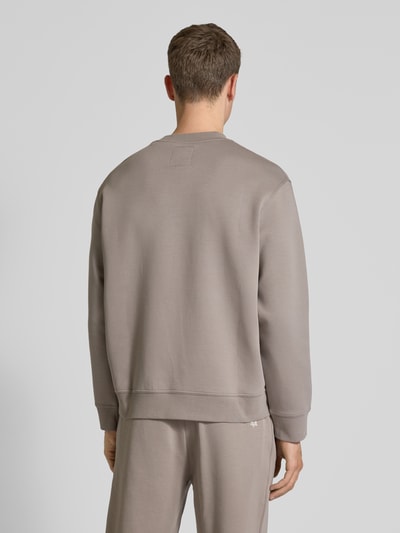 Armani Exchange Sweatshirt mit Label-Stitching Taupe 5