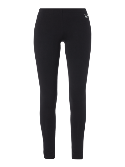 EA7 Emporio Armani Leggings mit Logo-Prints Black 1