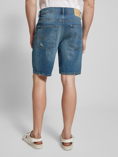 Only & Sons Regular Fit Jeansshorts im Destroyed-Look Modell 'EDGE' Dunkelblau 5