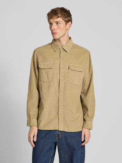 Levi's® Relaxed fit corduroy overhemd met borstzakken, model 'TRUE CHINO' Beige - 4