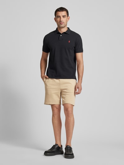 Polo Ralph Lauren Regular fit sweatshorts met tunnelkoord Camel - 1