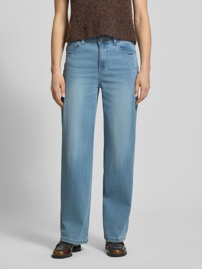 Buena Vista Wide Fit Jeans mit Lyocell-Viskose-Anteil Hellblau 4