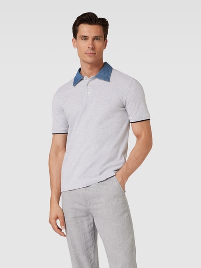 Jack & Jones Premium Poloshirt mit Polokragen Modell 'PAULOS' Hellgrau 4