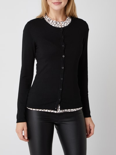 ICHI Cardigan mit Viskosemischung Modell 'Mafa' Black 4