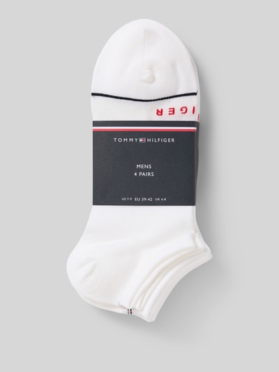 Tommy Hilfiger Sneakersokken in een set van 4 paar Wit - 3