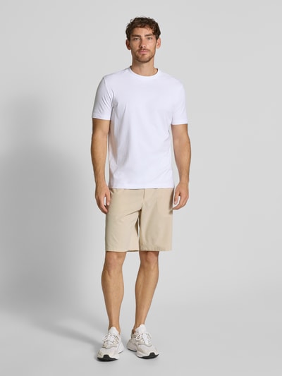 BOSS Green Regular Fit Shorts mit Tunnelzug Beige 1