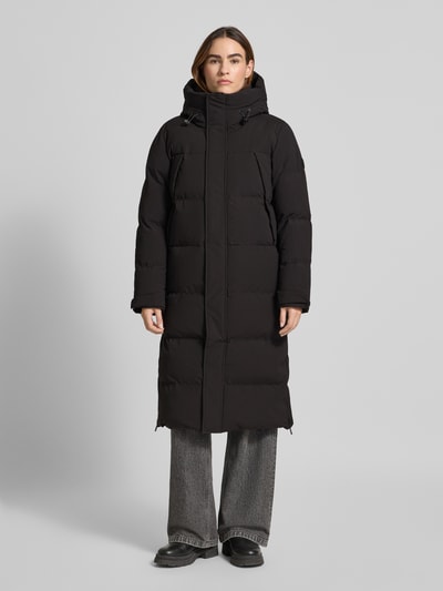 CARS JEANS Steppmantel mit verdecktem Reißverschluss Black 4