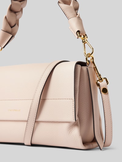 Coccinelle Torebka z detalem z logo model ‘BOHEME’ Różowawy 3