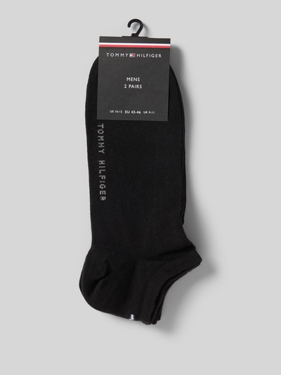 Produktfoto, Sneaker-Socken im 2er-Pack von Tommy Hilfiger, efekt: jednolity kolor, wyhaftowane logo, prążkowany ściągacz, mieszanka bawełny.