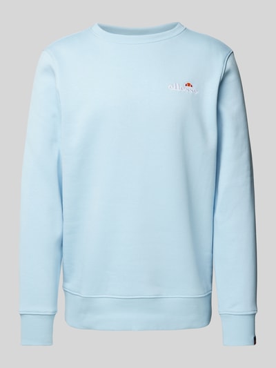 Ellesse Sweatshirt mit Label-Stitching Modell 'Fierro' Hellblau 1