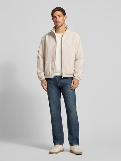 Tom Tailor Denim relaxed fit blouson met opstaande kraag Beige - 1