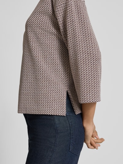 OPUS Sweatshirt met 3/4-mouwen, model 'TADITA' Bordeaux - 3