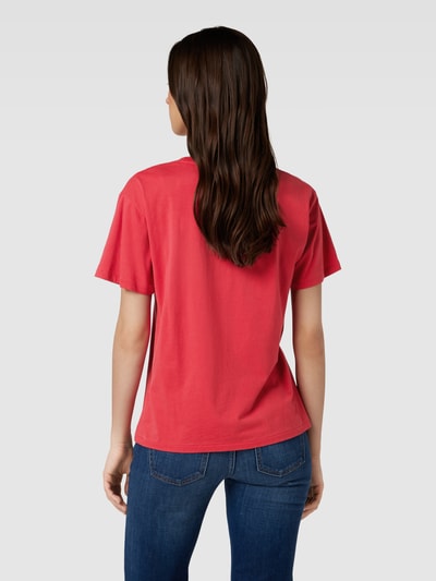 Polo Ralph Lauren T-Shirt aus Baumwolle mit Motiv-Print Hellrot 5