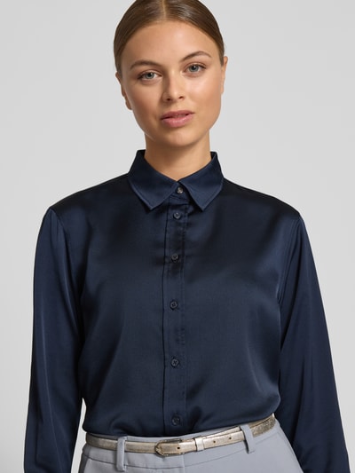 Lauren Ralph Lauren Regular Fit Hemdbluse mit Umlegekragen Modell 'Jamelko' Dunkelblau 3